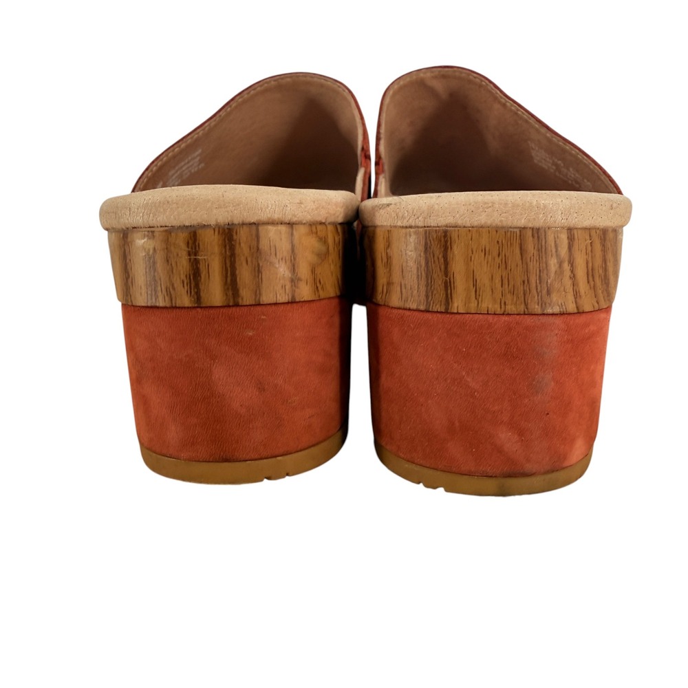 Dansko Maci Burnt Orange Leather Slide Sandal Women Size 40 9.5 Comfort Slip On - Picture 6 of 10